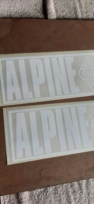 Pegatinas Alpine Renault