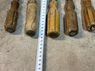 Conjunto 5 Destornilladores Palmera Madera