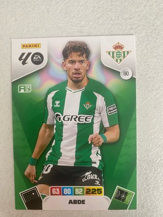 Cromo Abde Adrenalyn Panini 2025-2026