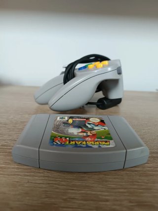 Mario kart 64 + Mando. Nintendo 64