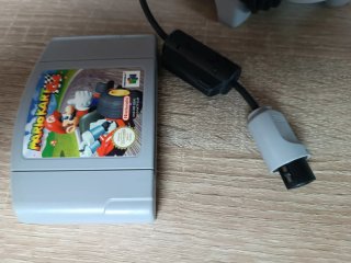 Mario kart 64 + Mando. Nintendo 64