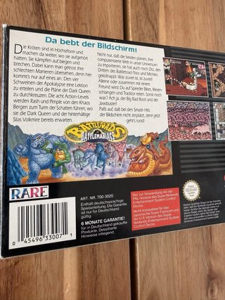 Battletoads in Battlemaniacs SNES PAL CIB
