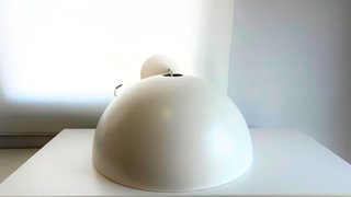 Lámpara de techo de diseño de metal Blanco Roto
