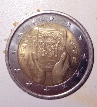 Moneda 2€ España 2023 Inclusión