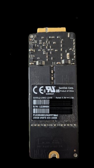 SSD SanDisk 256GB MacBook Air/Pro 2012-2013