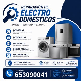 Técnico de gama blanca , visita gratis 653090041 .
