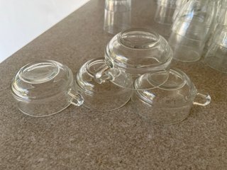 Vasos de café de cristal