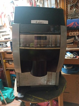 Máquina de café para cafetería.