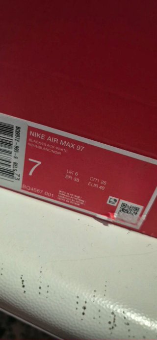 Scarpe Nike Air Max 97 Nere Tg 40
