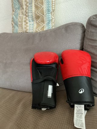 Guantes de boxeo Domyos junior rojos