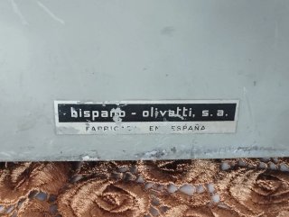 Máquina escribir antigua Hispano Olivetti Lexicon