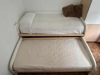 Cama nido doble con 2 cajones + Colchón inferior