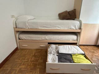 Cama nido doble con 2 cajones + Colchón inferior
