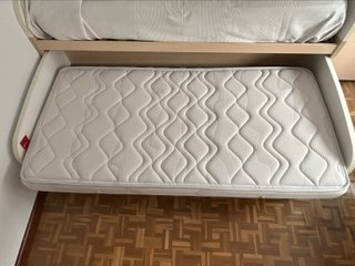 Cama nido doble con 2 cajones + Colchón inferior