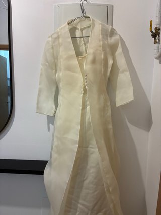 Vestido de Novia Beige Talla 36