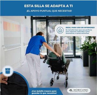 Silla de Ruedas Mobiclinic Neptune Aluminio