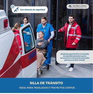 Silla de Ruedas Mobiclinic Neptune Aluminio