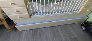 Cuna nido convertible en cama