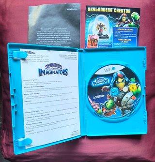 Skylanders Imaginators WiiU Disco+Custodia Ita Esp