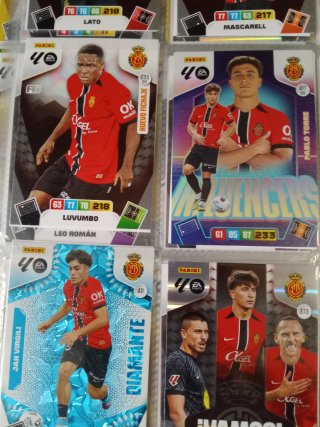 Pack Cromos RCD Mallorca Adrenalyn XL Liga 2026.