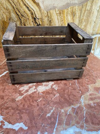 Cajas de fruta antiguas de Biar (2 unidades)