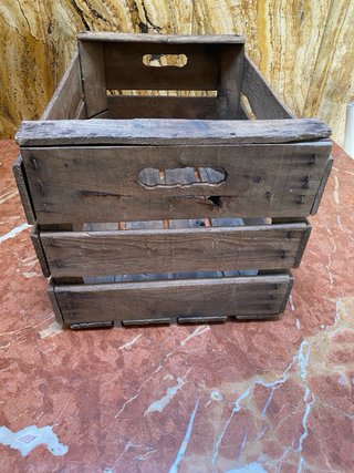 Cajas de fruta antiguas de Biar (2 unidades)