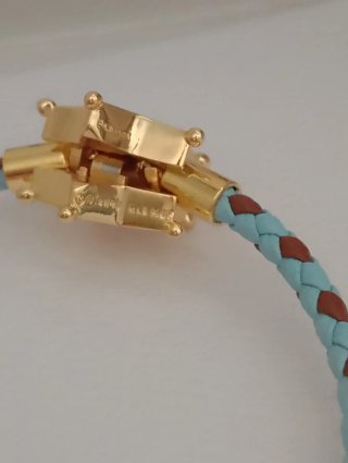 Pulsera Pandora Trenzada Azul toy story  talla 18
