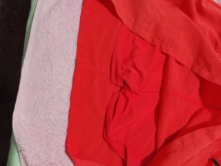 Falda pantalón naranja,corta deportiva