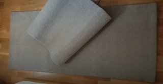 2 Alfombras grises 165x50 pelo corto