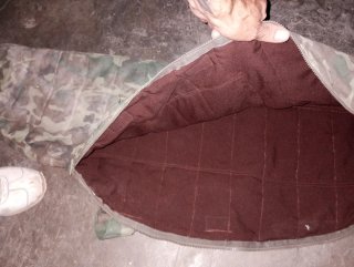 Arco de poleas con funda camuflaje