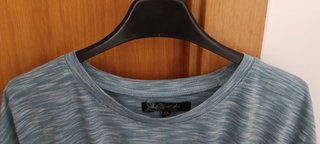 Camiseta turquesa manga corta con nudo