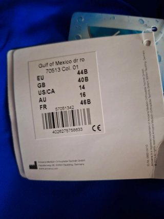 Bañador mujer Amoena azul.  Talla 44B.