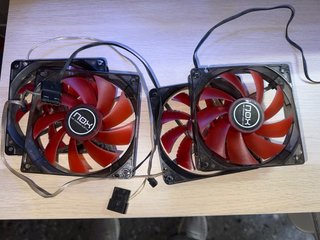 *URGE* x4 Ventiladores PC NOX Rojos