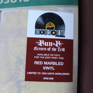 Bun B Return of the Trill Vinili Colorati