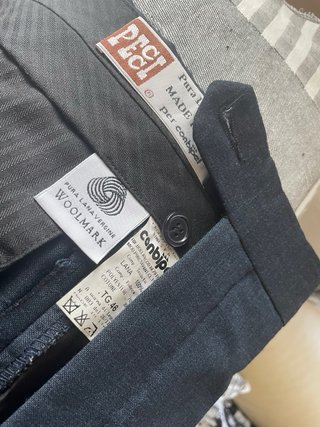 Pantaloni eleganti uomo blu