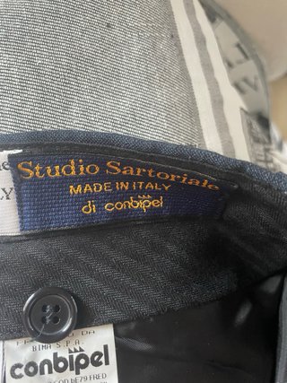 Pantaloni eleganti uomo blu