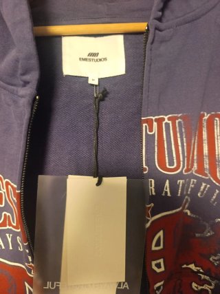 Sudadera Eme Studios Azul Talla M
