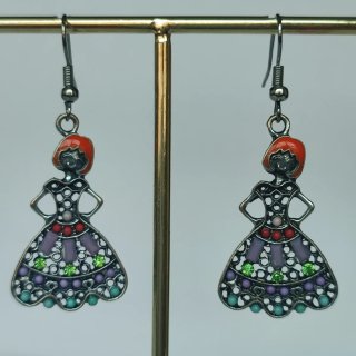 Pendientes de muñeca multicolor