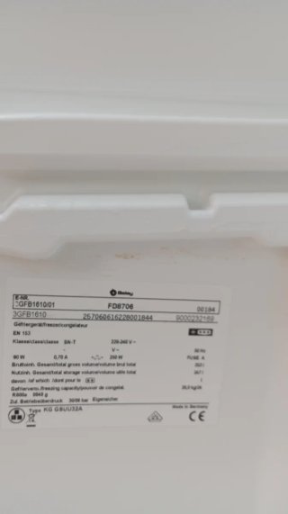 Congelador vertical Balay 3GFB1610 ( No Frost).