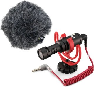 Micrófono Rode VideoMicro Negro/Rojo