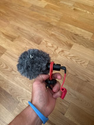 Micrófono Rode VideoMicro Negro/Rojo