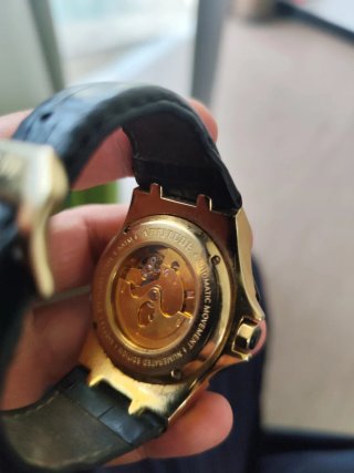 Reloj Actitudes Hombre Negro/Dorado