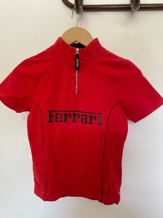 Camiseta Ferrari, manga corta, mujer.