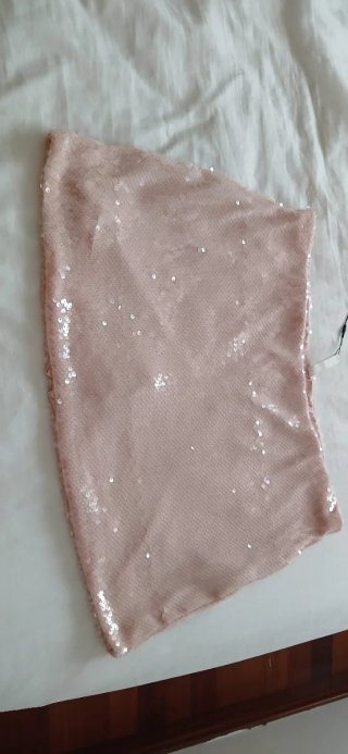 Falda Lentejuelas Stradivarius Talla L