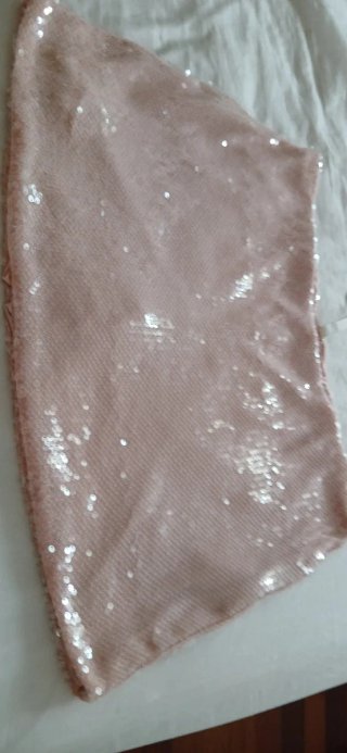 Falda Lentejuelas Stradivarius Talla L