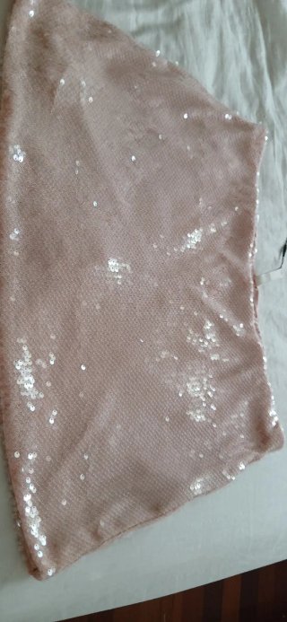 Falda Lentejuelas Stradivarius Talla L
