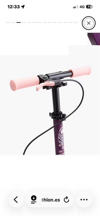 Patinete Plegable Morado