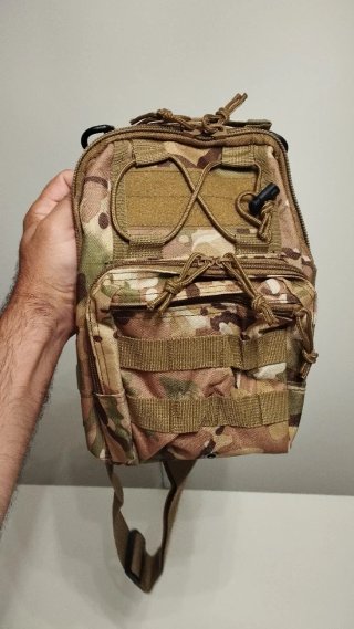 Bandolera Táctica Camuflaje 8L