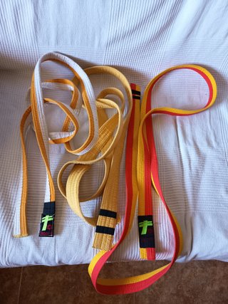 Pack 3 cinturones judo iniciales