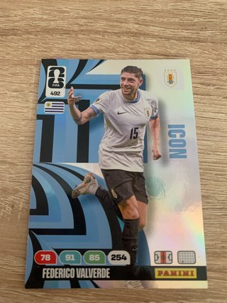 Cromo Mundial 2026 Federico Valverde Icon